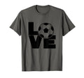Love Soccer T-Shirt - Aesthetic Graphic Men Women - T-Shirt, Sweatshirt, Hoodie