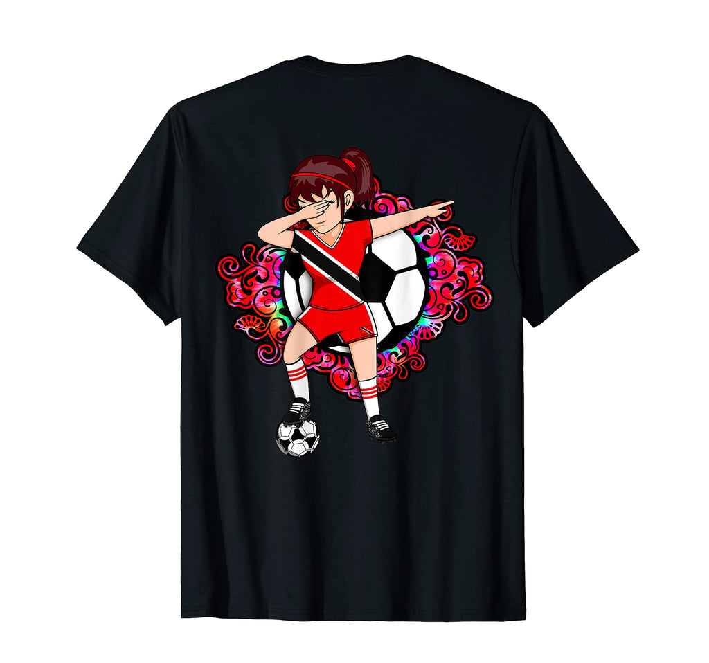 Dabbing Soccer Trinidad And Tobago Fans T-Shirt - Trendy Graphic Unisex - T-Shirt, Sweatshirt, Hoodie