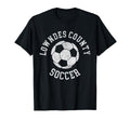 Lowndes County Soccer Distressed 90S T-Shirt - Minimalist Print Men Women - T-Shirt, Sweatshirt, Hoodie