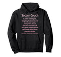 Funny Soccer Coach Hoodie - Aesthetic Graphic Men Women - T-Shirt, Sweatshirt, Hoodie