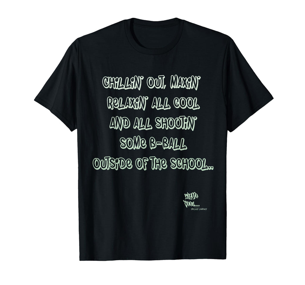 Old School Rap Hip Hop Chillin Out T-Shirt - Unique Graphic Men Women - T-Shirt, Sweatshirt, Hoodie