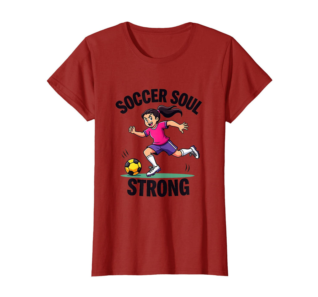 Soccer Soul Strong Soccer T-Shirt - Streetwear Style for Adults - T-Shirt, Sweatshirt, Hoodie