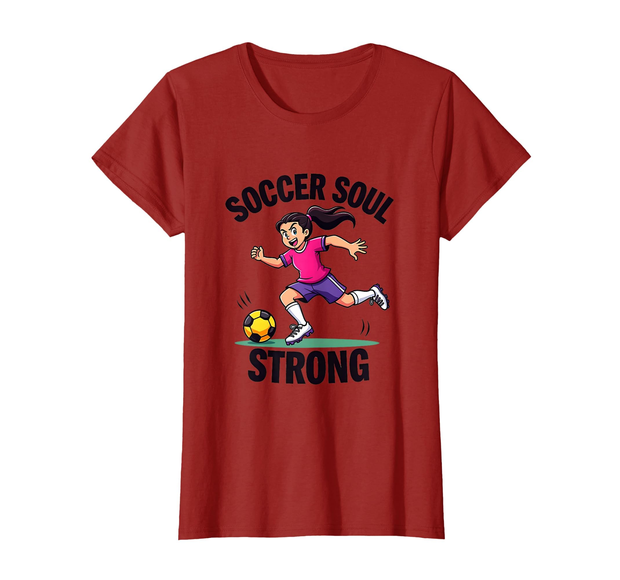 Soccer Soul Strong Soccer T-Shirt - Streetwear Style for Adults - T-Shirt, Sweatshirt, Hoodie