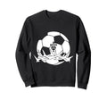 Religious Jesus Soccer Christ God Soccer Sweatshirt - Trendy Graphic Unisex - T-Shirt, Sweatshirt, Hoodie