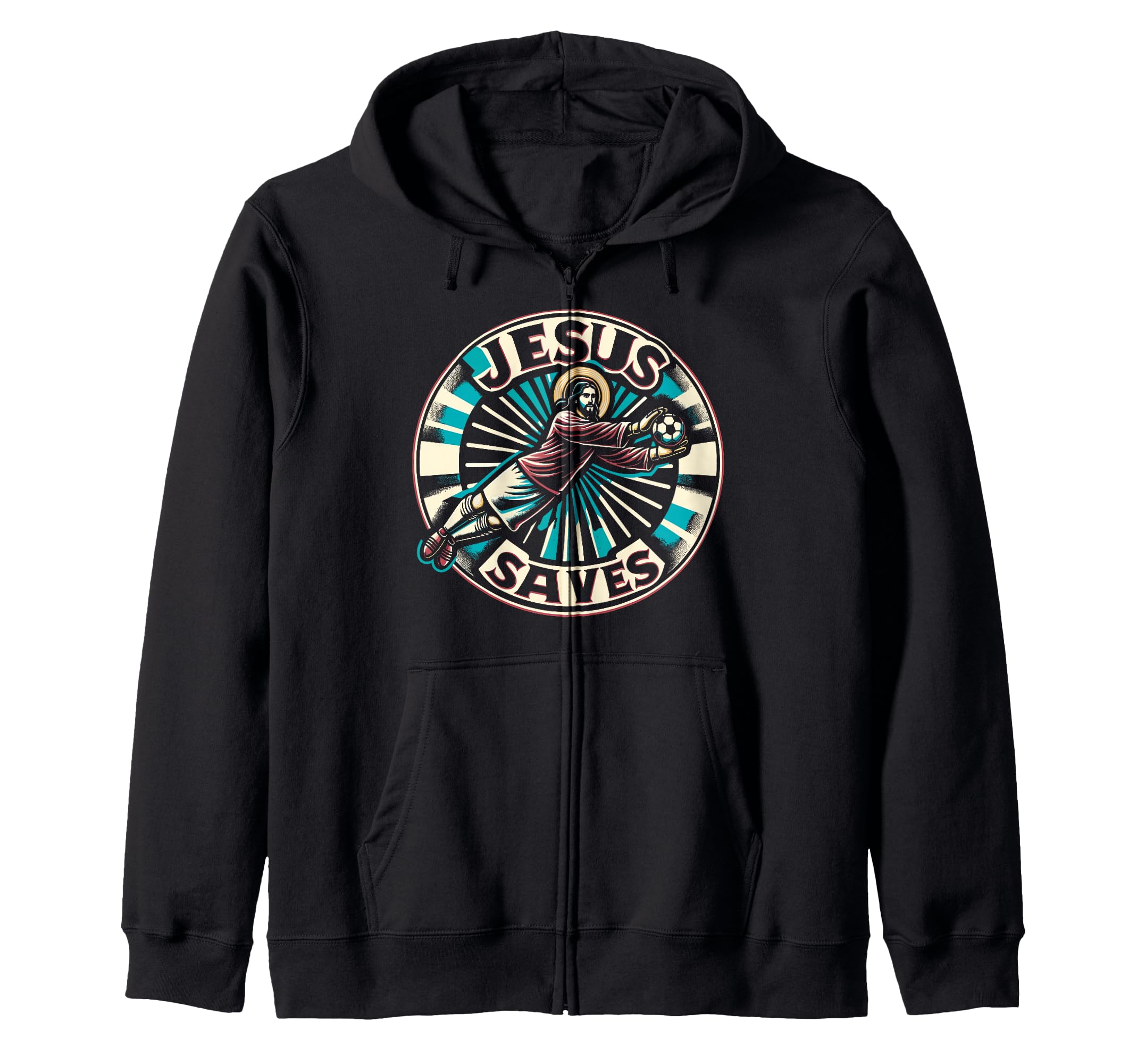 C J S Religious Christian Soccer Player Hoodie - Unique Graphic Men Women - T-Shirt, Sweatshirt, Hoodie