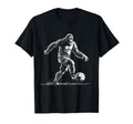 Bigfoot Playing Soccer Player Funny T-Shirt - Custom Art Print for Adults - T-Shirt, Sweatshirt, Hoodie