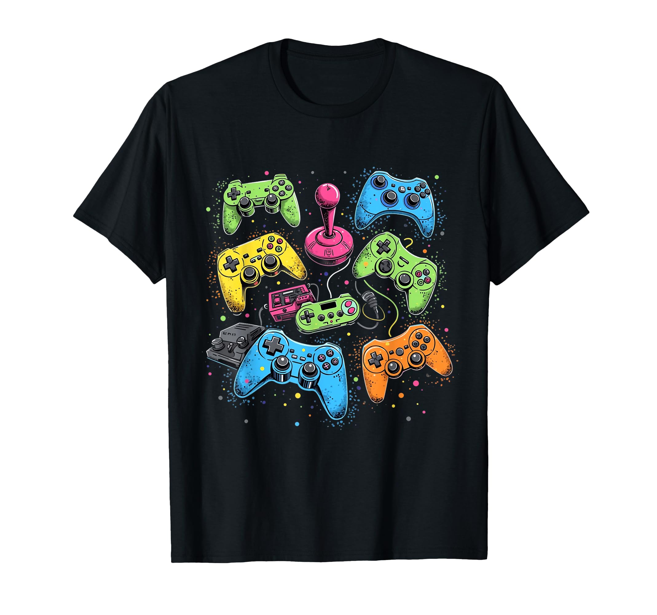 Video Game Console Controllers T-Shirt - Casual Everyday Wear Men Women - T-Shirt, Sweatshirt, Hoodie