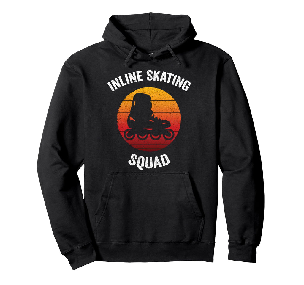 Inline Skating Squad Roller Skate Hoodie - Fun Novelty Design Men Women - T-Shirt, Sweatshirt, Hoodie