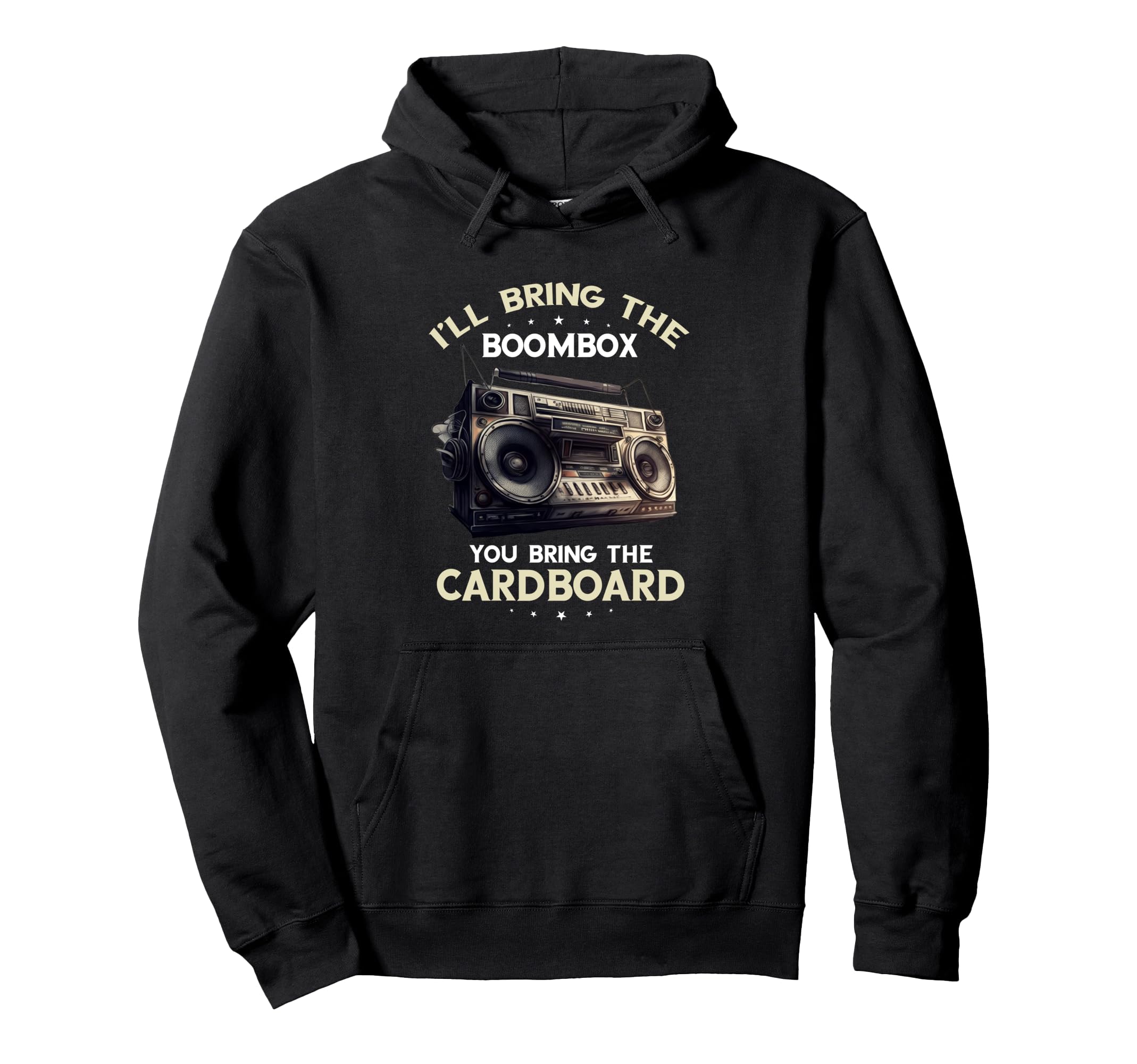 Ill Bring Boombox 1990S Oldschool Hip Hop Hoodie - Unique Graphic Unisex - T-Shirt, Sweatshirt, Hoodie