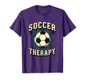 Soccer Is My Therapy Funny Soccer T-Shirt - Graphic Print for Adults - T-Shirt, Sweatshirt, Hoodie