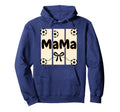 Mama Soccer Mom Ribbon Ball Supporter Hoodie - Graphic Print Unisex - T-Shirt, Sweatshirt, Hoodie