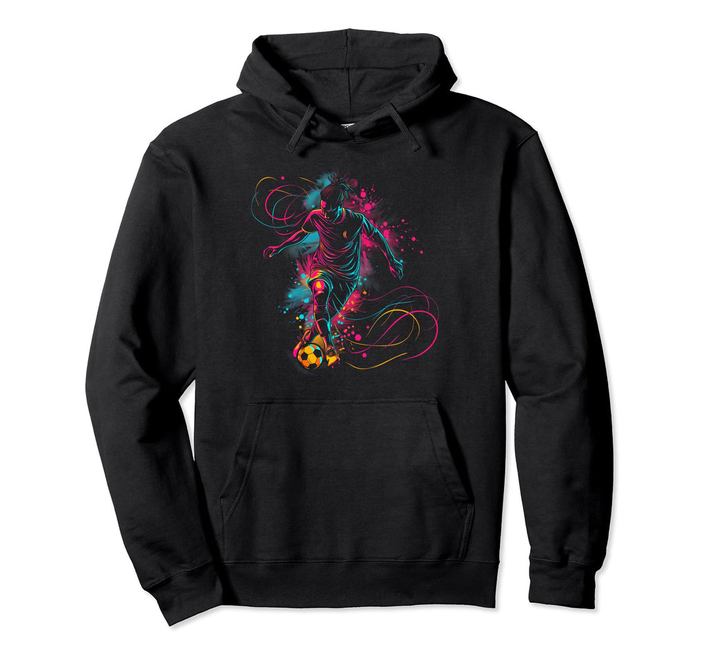 Soccer Player Sports Hoodie - Aesthetic Graphic for Adults - T-Shirt, Sweatshirt, Hoodie
