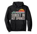 Arkansas Usa Sunset Hot Springs Hot Hoodie - Unique Graphic Men Women - T-Shirt, Sweatshirt, Hoodie