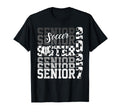 Senior 2027 Soccer Sister Proud T-Shirt - Casual Everyday Wear Unisex - T-Shirt, Sweatshirt, Hoodie