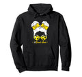 Soccer Mom Messy Bun Hair Soccer Football Hoodie - Unique Graphic Unisex - T-Shirt, Sweatshirt, Hoodie