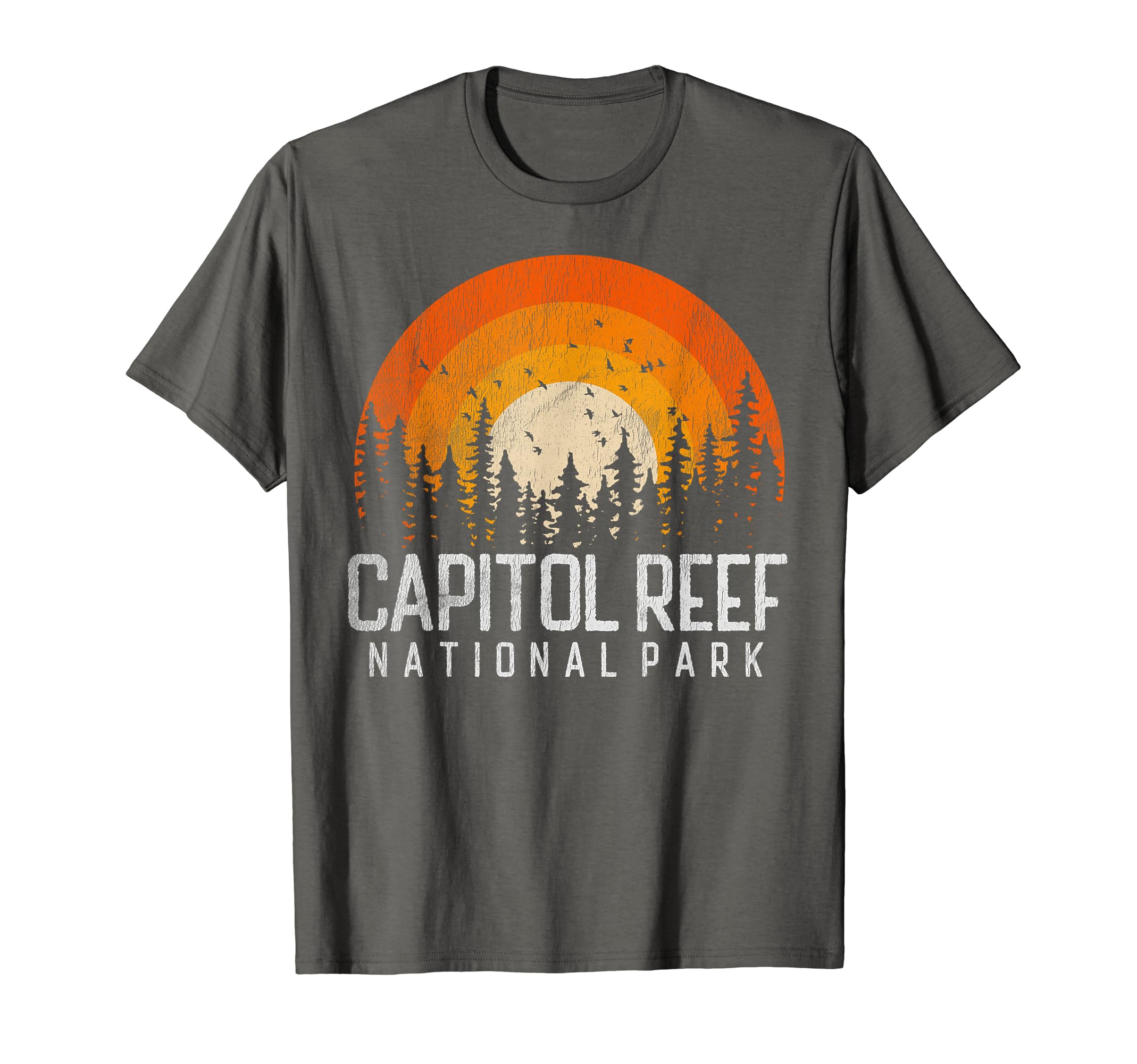 Capitol Reef Us National Park Utah 80S T-Shirt - Novelty Apparel Men Women - T-Shirt, Sweatshirt, Hoodie