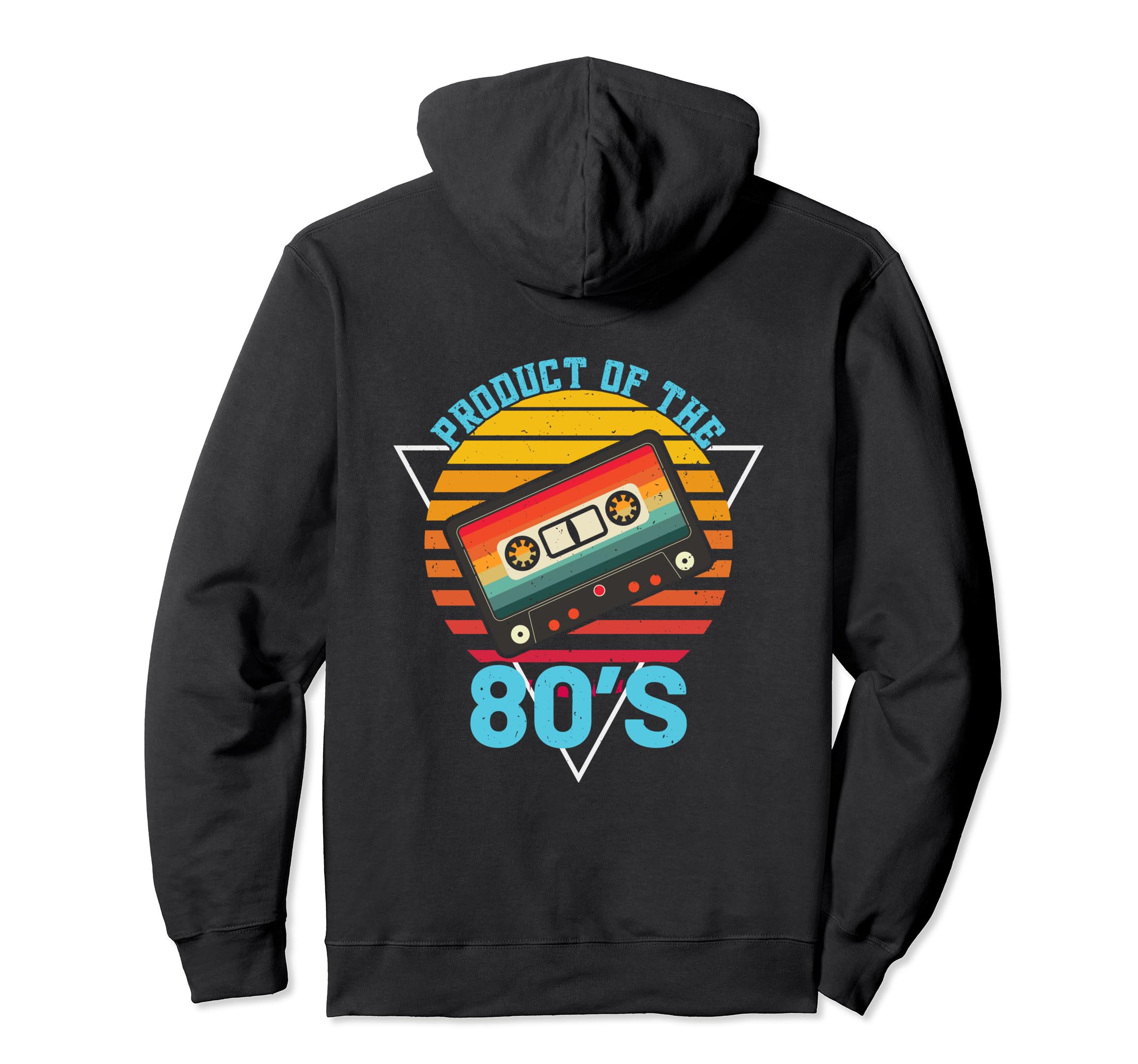 Product 80S Cassette Tape Hoodie - Unique Graphic Unisex - T-Shirt, Sweatshirt, Hoodie