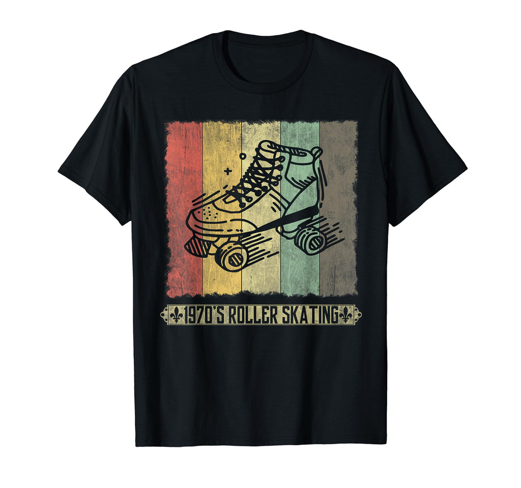 70S Roller Skate Disco Roller Skating T-Shirt - Graphic Print for Adults - T-Shirt, Sweatshirt, Hoodie