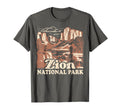Zion National Park Distressed T-Shirt - Graphic Print for Adults - T-Shirt, Sweatshirt, Hoodie