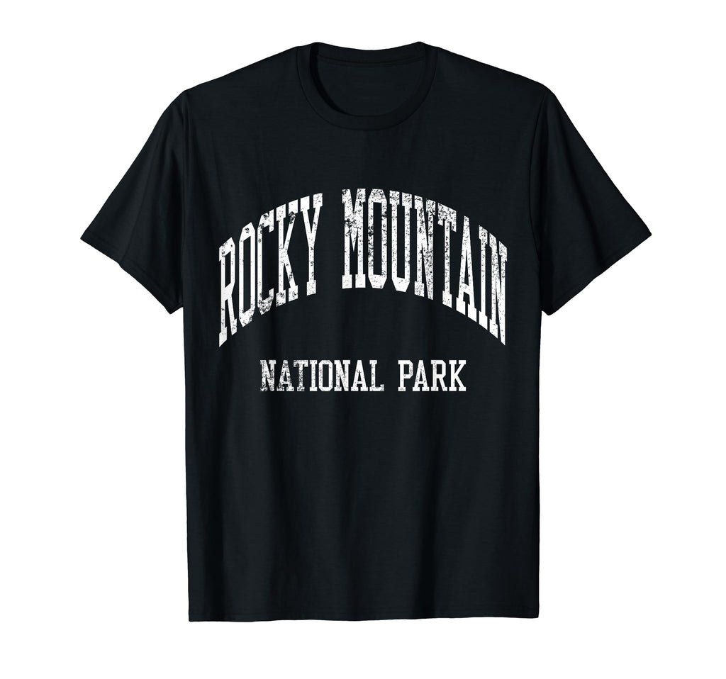 Rocky Mountain National Park 70S T-Shirt - Custom Art Print Men Women - T-Shirt, Sweatshirt, Hoodie