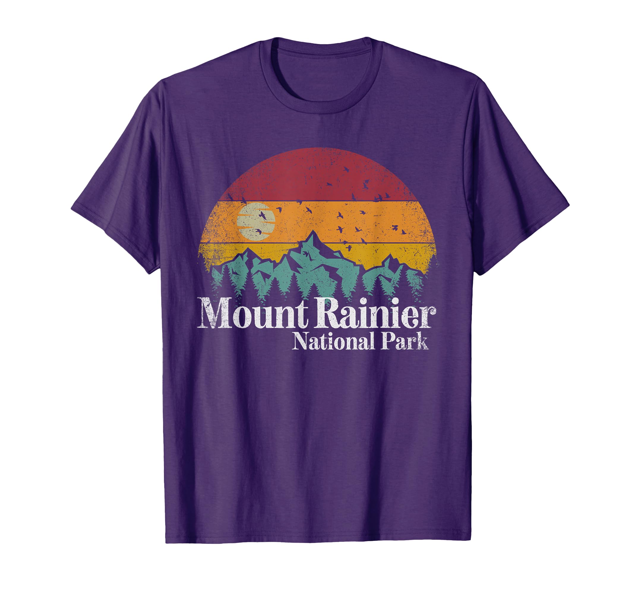 Mt Mount Rainier National Park Hiking T-Shirt - Novelty Apparel Unisex - T-Shirt, Sweatshirt, Hoodie