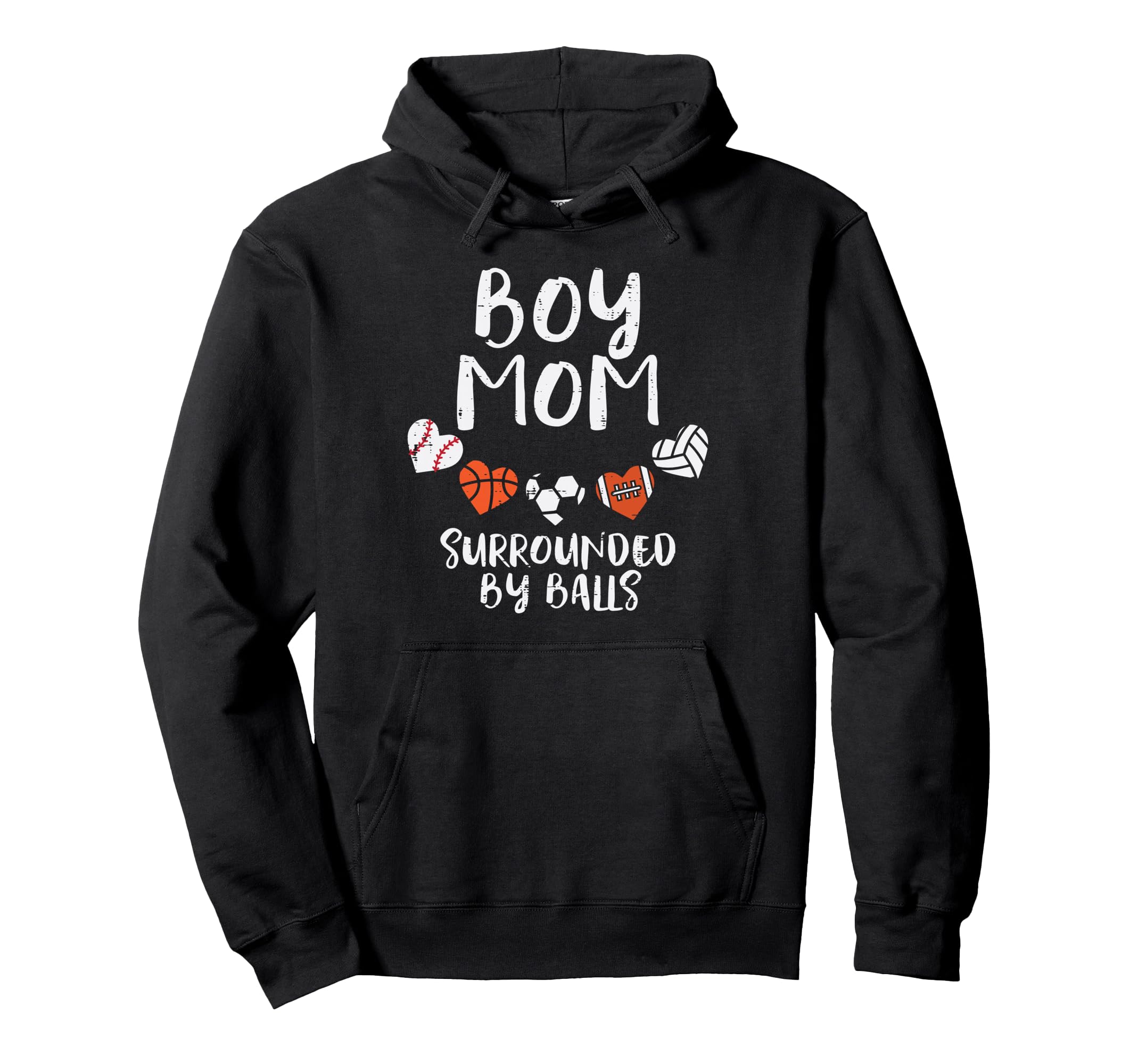 Mom Basketball Baseball Football Soccer Hoodie - Unique Graphic Unisex - T-Shirt, Sweatshirt, Hoodie