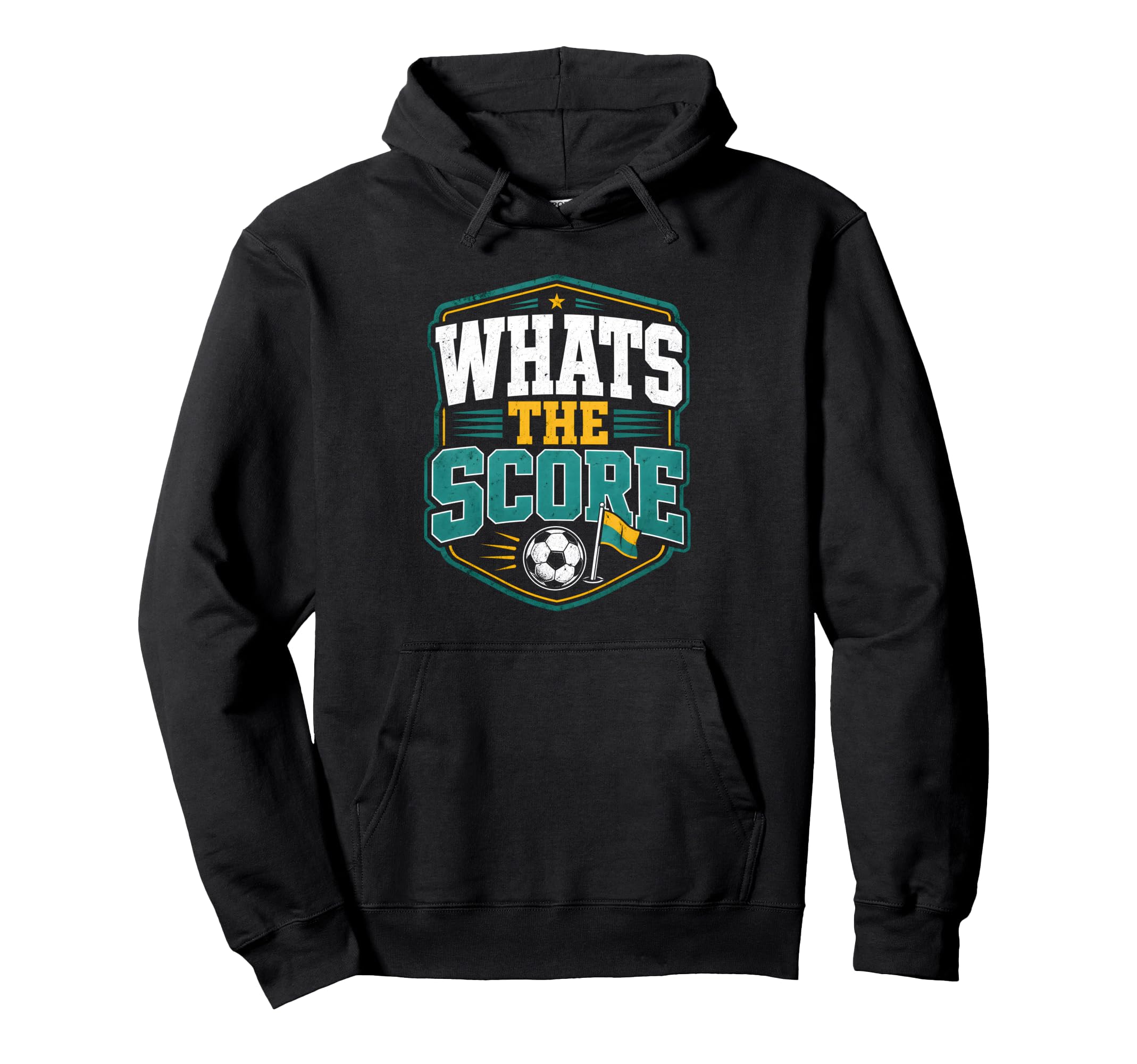 Whats Score Sideline Social Club Soccer Hoodie - Aesthetic Graphic Unisex - T-Shirt, Sweatshirt, Hoodie