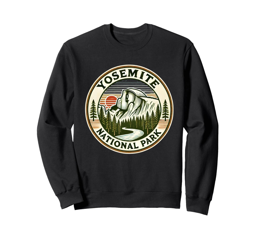 Yosemite National Park Mountain Travel Sweatshirt - Novelty Apparel Unisex - T-Shirt, Sweatshirt, Hoodie