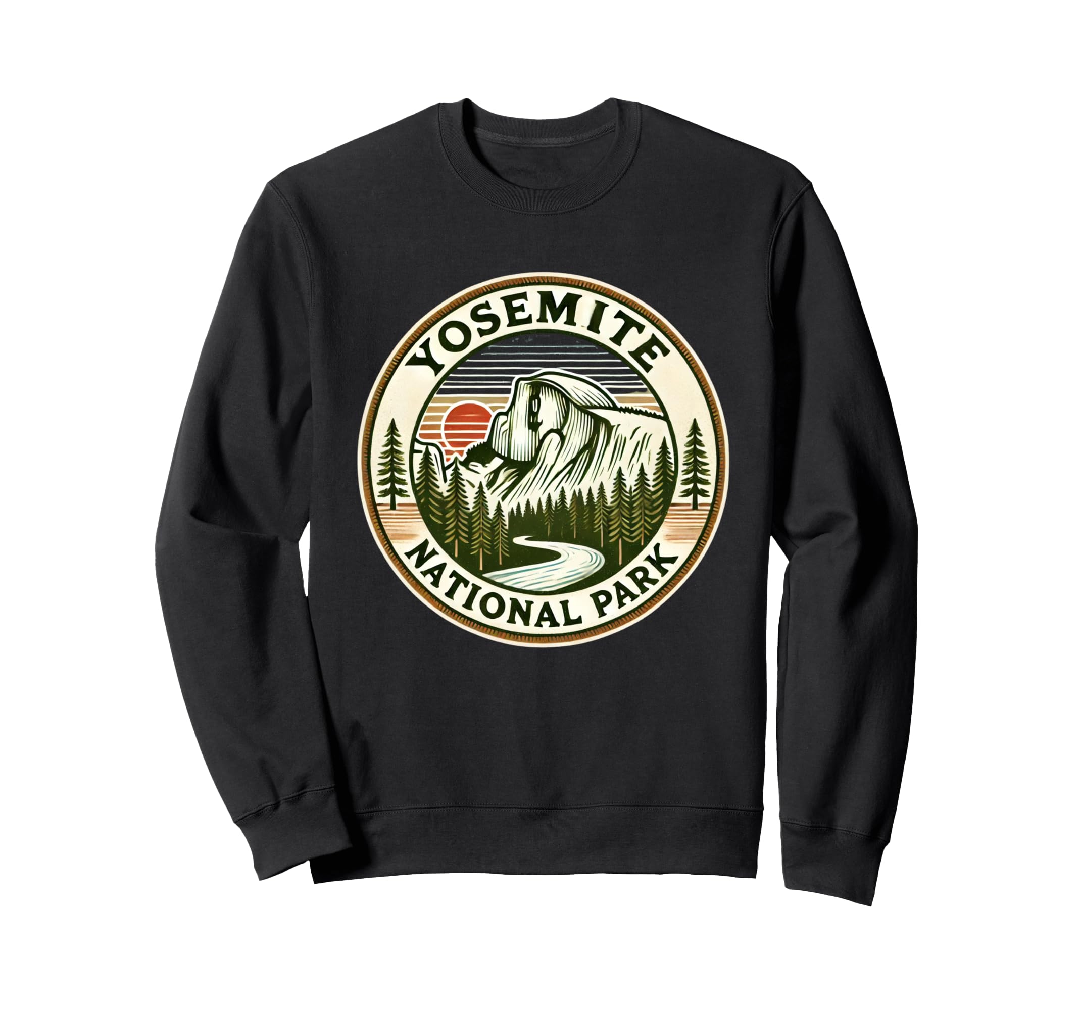 Yosemite National Park Mountain Travel Sweatshirt - Novelty Apparel Unisex - T-Shirt, Sweatshirt, Hoodie