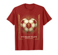 My Heart Plays Number Eleven Soccer Mom T-Shirt - Unique Graphic for Adults - T-Shirt, Sweatshirt, Hoodie