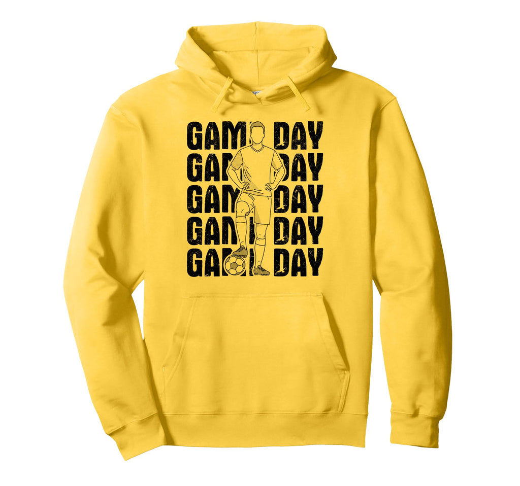 Game Day Soccer Soccer Mom Soccer Dad Hoodie - Fun Novelty Design Men Women - T-Shirt, Sweatshirt, Hoodie