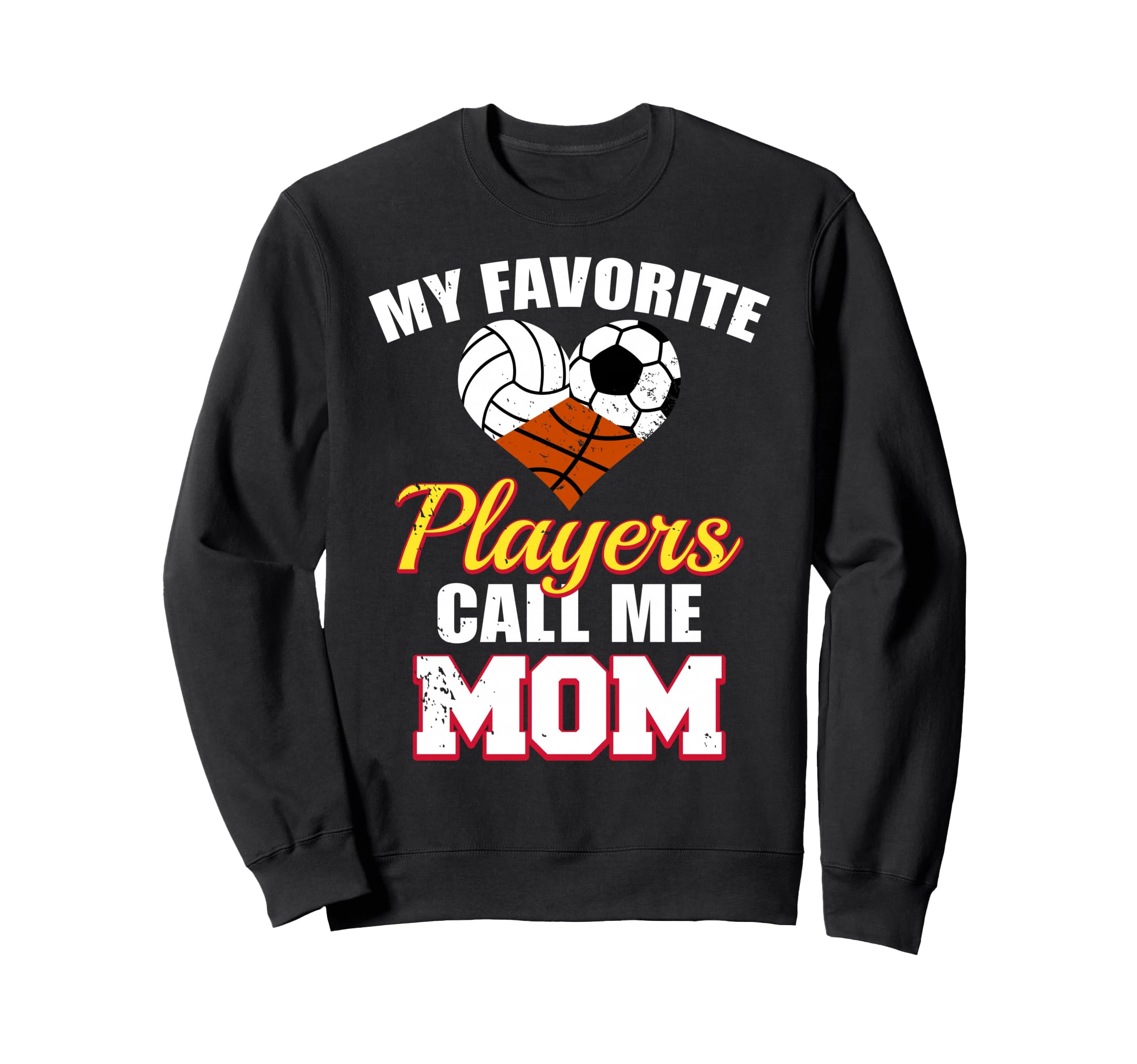 My Favorite Players Call Me Mom Sweatshirt - Custom Art Print for Adults - T-Shirt, Sweatshirt, Hoodie