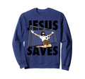 Funny Soccer Art Jesus Goalkeeper Sweatshirt - Custom Art Print Unisex - T-Shirt, Sweatshirt, Hoodie