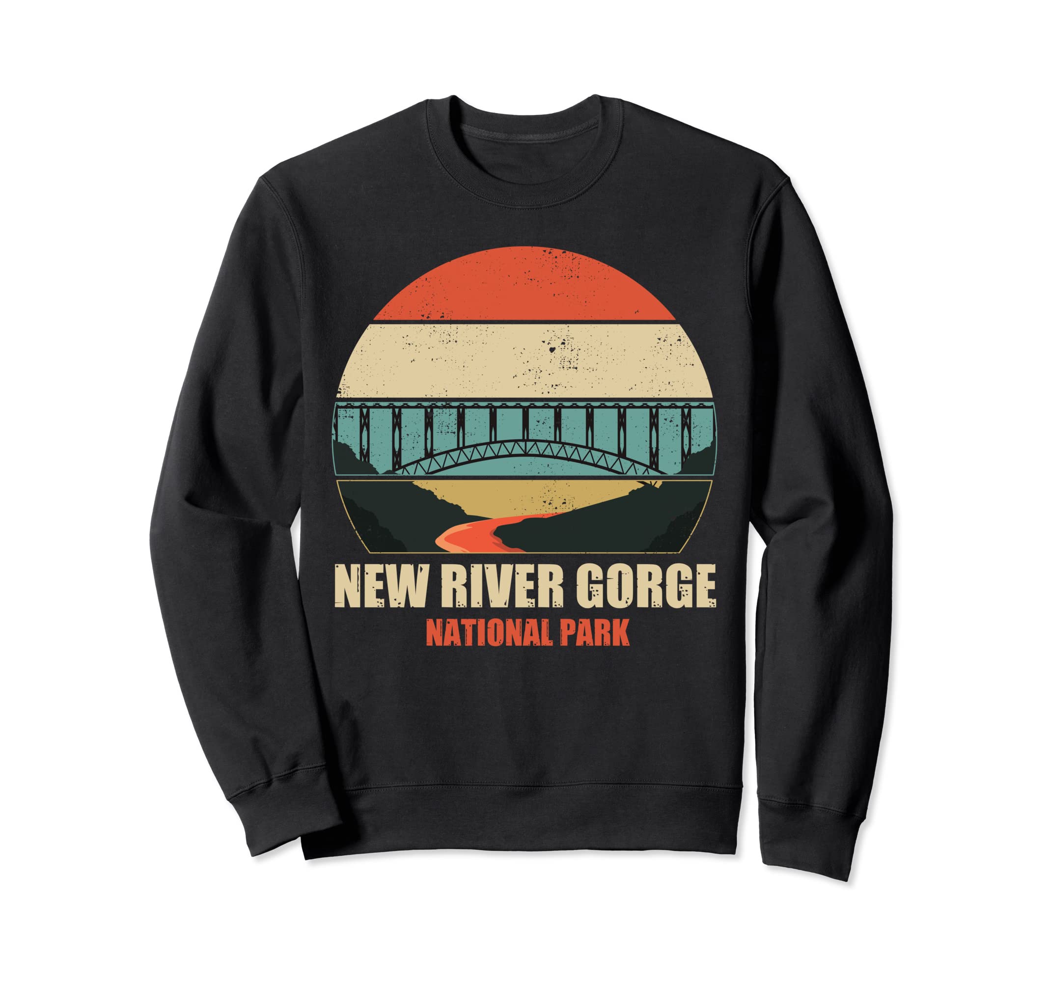 New River Gorge Bridge Preserve Sweatshirt - Aesthetic Graphic for Adults - T-Shirt, Sweatshirt, Hoodie