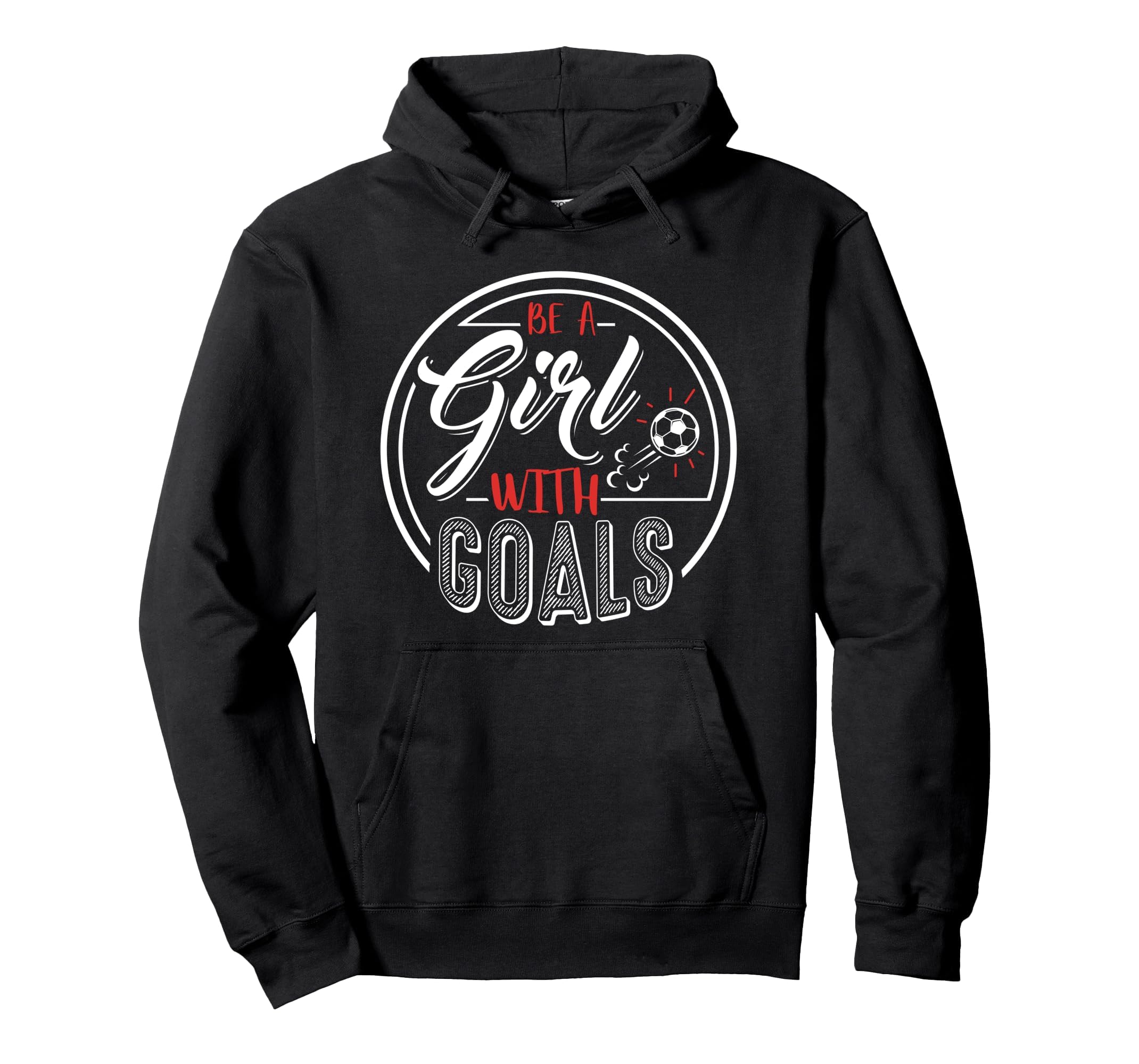 Soccer Be Goals Funny Football Hoodie - Minimalist Print for Adults - T-Shirt, Sweatshirt, Hoodie