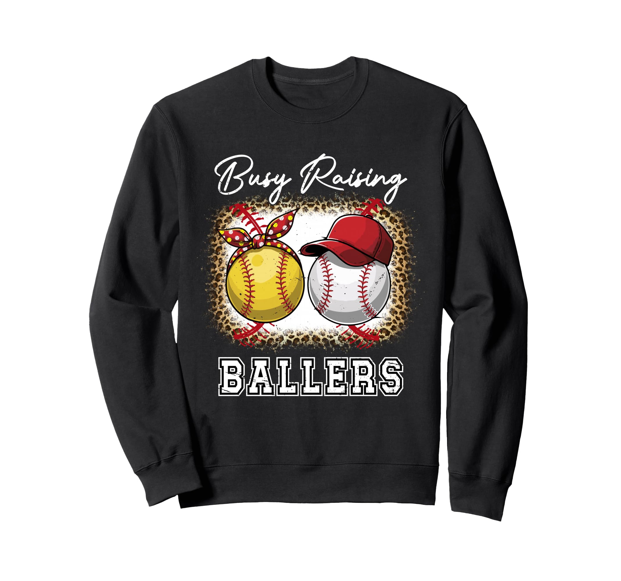Busy Raising Ballers Baseball Sweatshirt - Trendy Graphic Men Women - T-Shirt, Sweatshirt, Hoodie