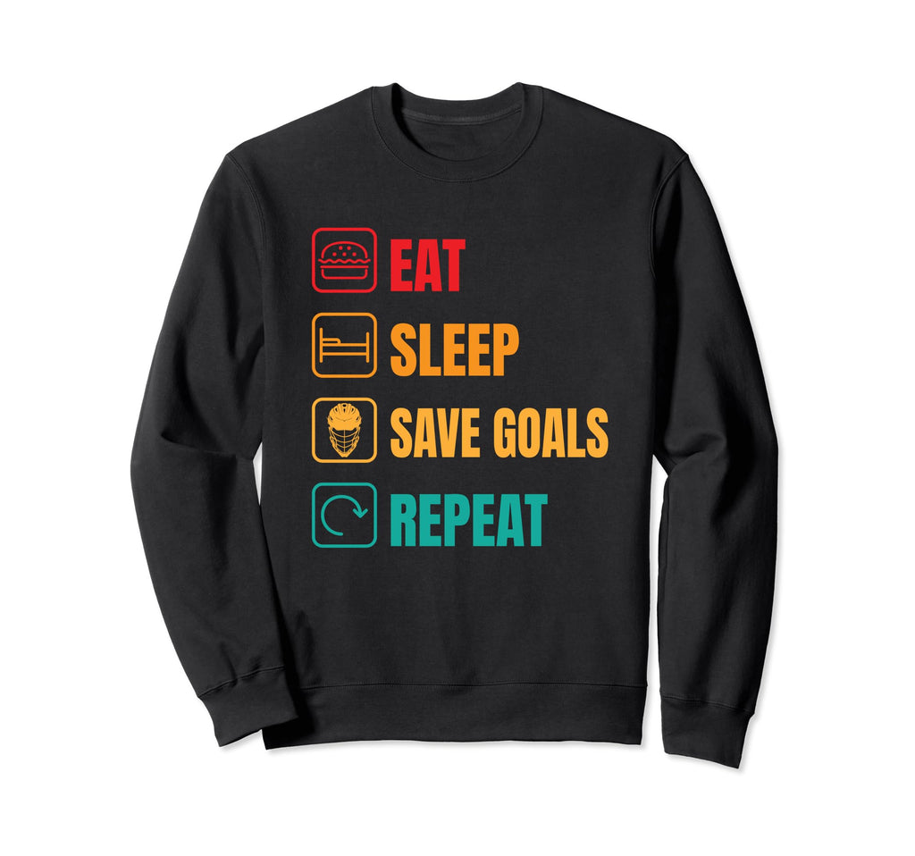 Lacrosse Goalkeeper Lax Player Sweatshirt - Novelty Apparel for Adults - T-Shirt, Sweatshirt, Hoodie