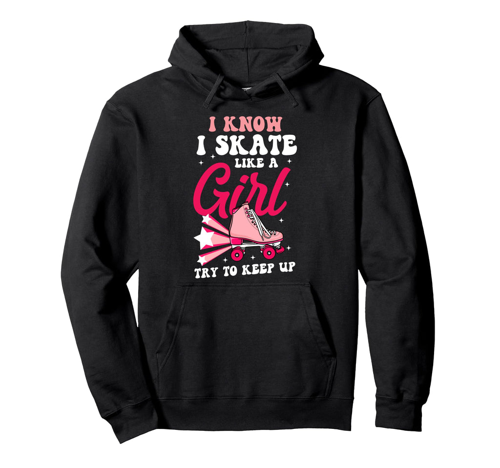 Roller Skating Skate 1970S Hoodie - Custom Art Print for Adults - T-Shirt, Sweatshirt, Hoodie