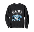 Glacier Grizzly Bear Glacier National Sweatshirt - Streetwear Style Unisex - T-Shirt, Sweatshirt, Hoodie