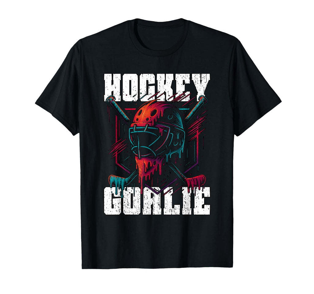 Hockey Goalie Athletes Goal Keepers T-Shirt - Custom Art Print for Adults - T-Shirt, Sweatshirt, Hoodie