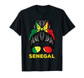 Senegal Flag Hairbun Football Soccer Fan T-Shirt - Aesthetic Graphic Unisex - T-Shirt, Sweatshirt, Hoodie