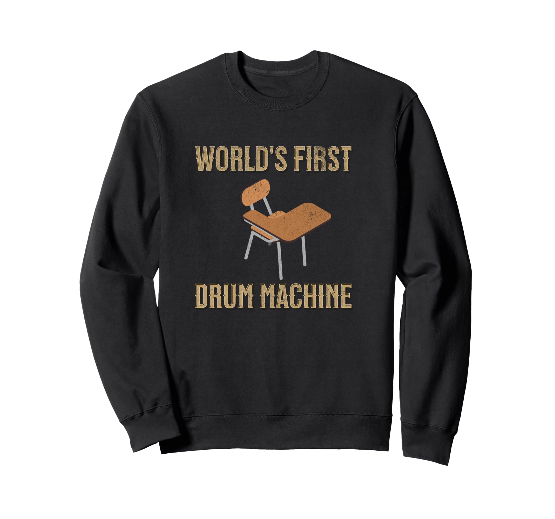 Worlds First Drum Machine Old School Sweatshirt - Unique Graphic Unisex - T-Shirt, Sweatshirt, Hoodie