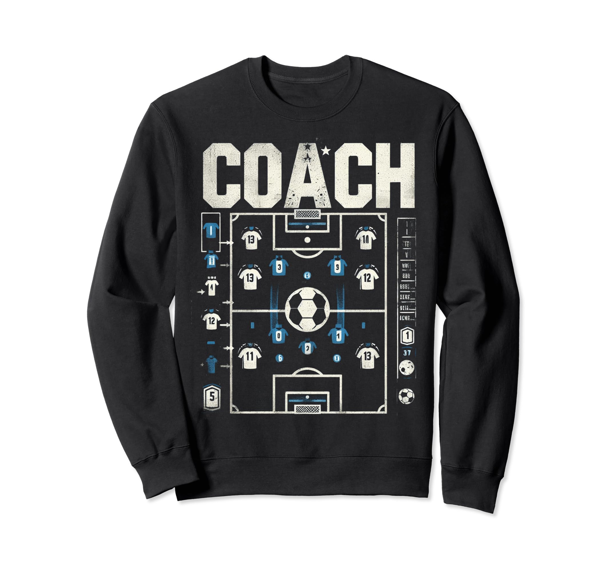 Soccer Coach Training Coaching Sweatshirt - Fun Novelty Design for Adults - T-Shirt, Sweatshirt, Hoodie
