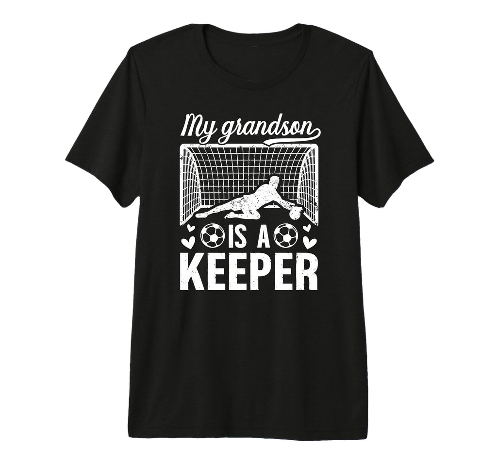 My Grandson Soccer Keeper Grandma Soccer T-Shirt - Graphic Print Unisex - T-Shirt, Sweatshirt, Hoodie