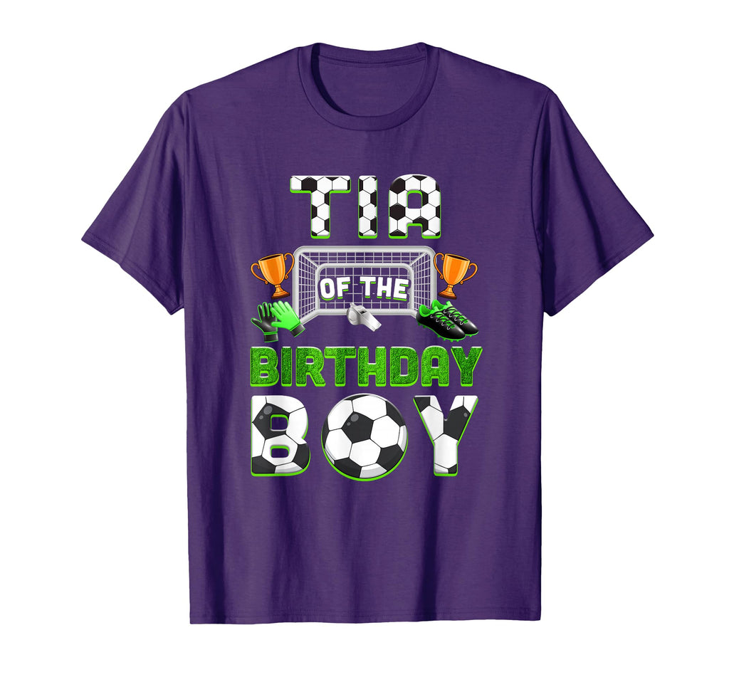 Tia Birthday Soccer Family Matching Party T-Shirt - Unique Graphic Unisex - T-Shirt, Sweatshirt, Hoodie