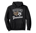 Soccer Grandma Funny Leopard Heart Hoodie - Aesthetic Graphic Men Women - T-Shirt, Sweatshirt, Hoodie