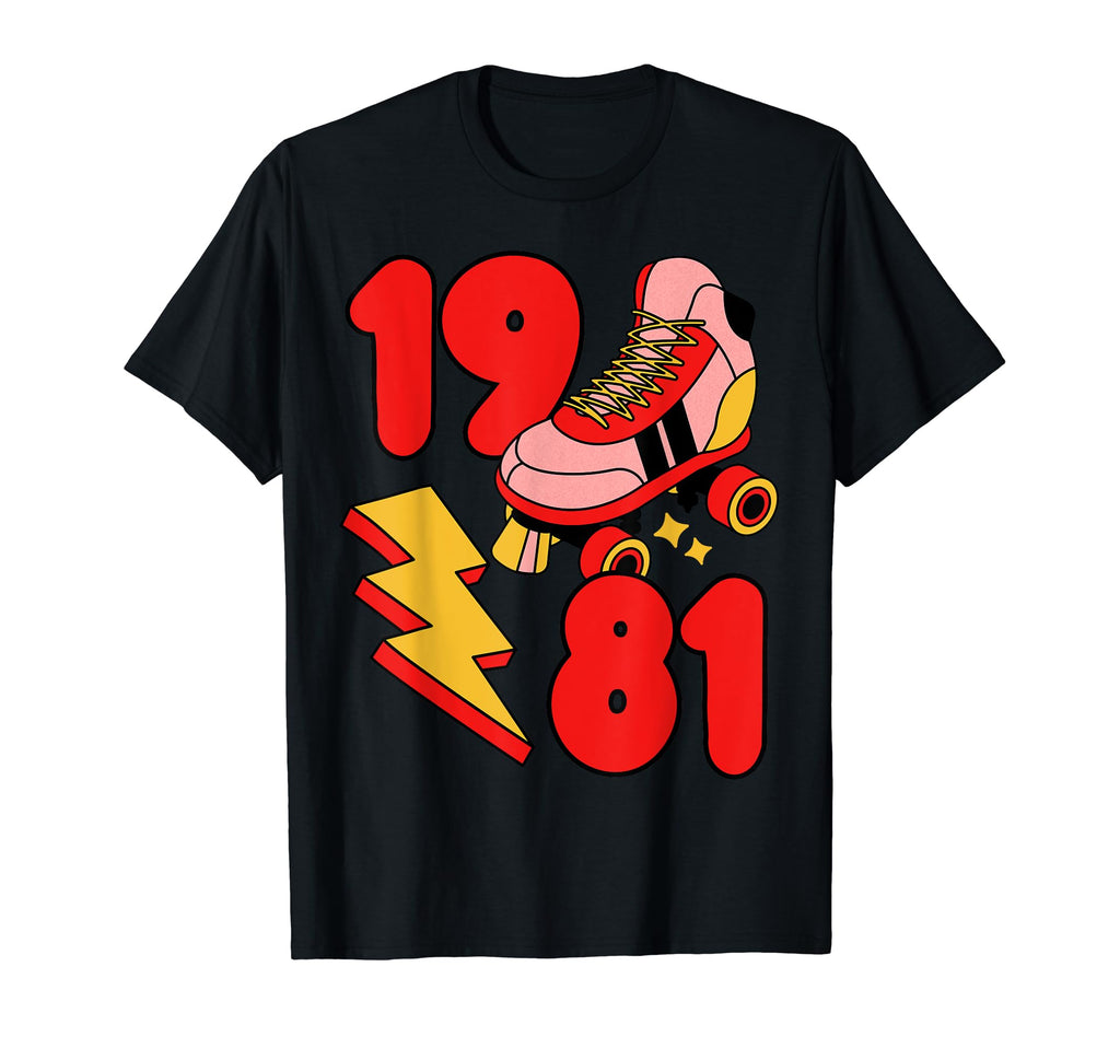 1981 Roller Skate 80S Nostalgia T-Shirt - Streetwear Style for Adults - T-Shirt, Sweatshirt, Hoodie