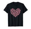 Heart Shape Soccer Lover Football Womens T-Shirt - Graphic Print for Adults - T-Shirt, Sweatshirt, Hoodie