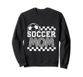 Soccer Mom Checker Checkered Sweatshirt - Novelty Apparel for Adults - T-Shirt, Sweatshirt, Hoodie