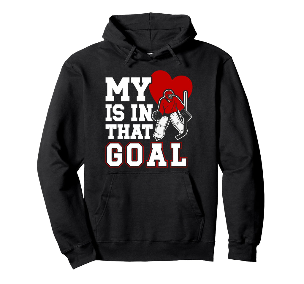 Proud Hockey Goalkeeper Mom Hockey Goalie Hoodie - Graphic Print Men Women - T-Shirt, Sweatshirt, Hoodie